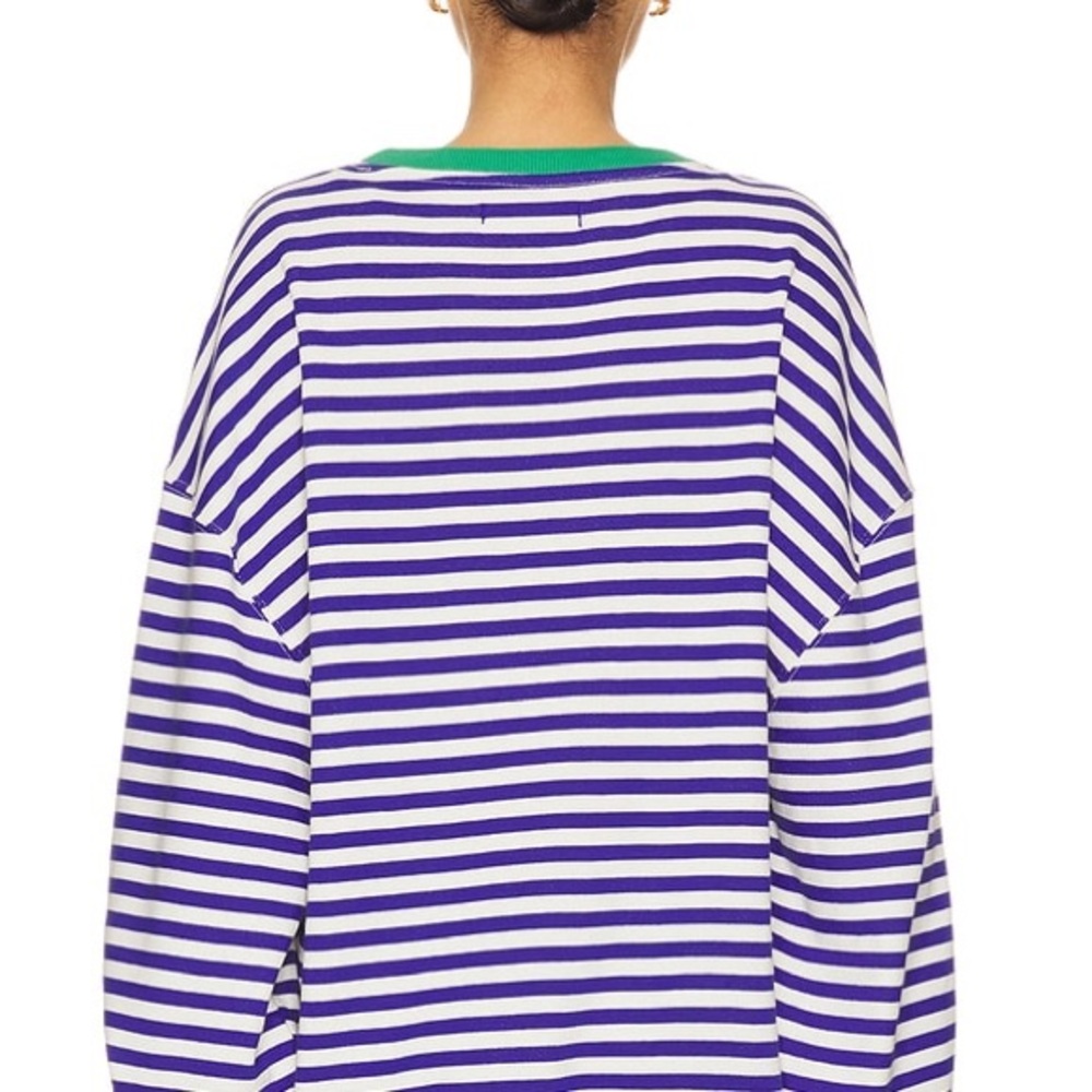 We the free Classic Striped Crew in Sand Dollar Combo - Picture 3 of 11